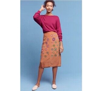 Anthropologie T.La Studio Sweatshirt in Fuchsia S